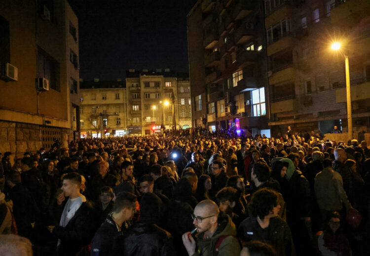protesti v Beogradu
