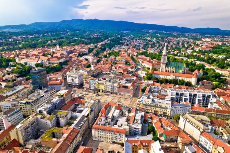 Zagreb, panorama, Hrvaška