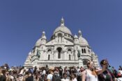 Pariz, Francija, turisti, Sacre Coeur