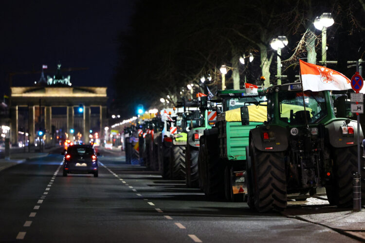 Protest kmetov v Nemčiji