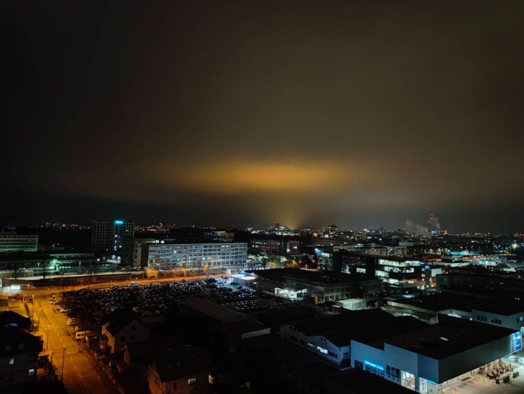 Nočna svetloba v Ljubljani