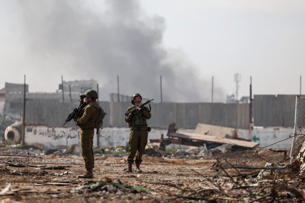 Izraelska vojaka v Gazi