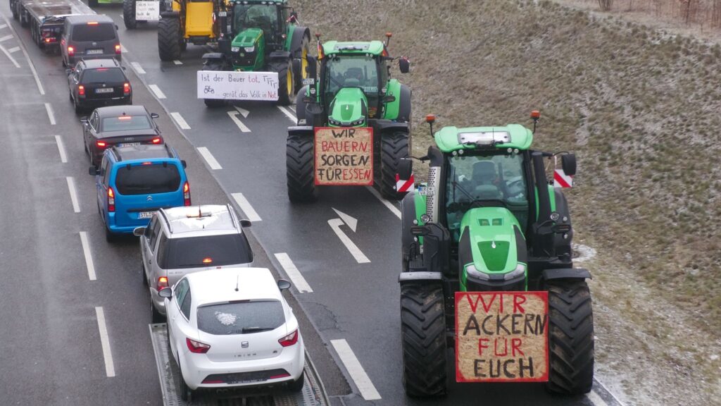 protesti kmetje nemčija