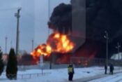 požar v skladišču nafte