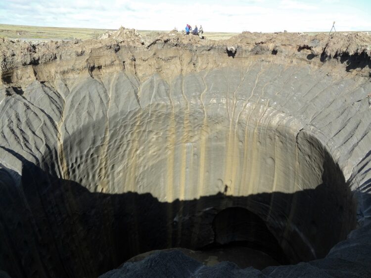 Krater na polotoku Yamal