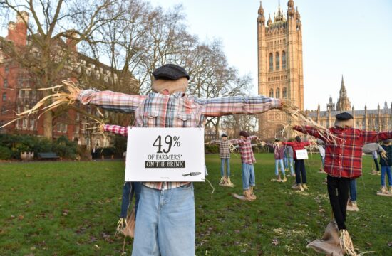 Protest kmetov v Londonu