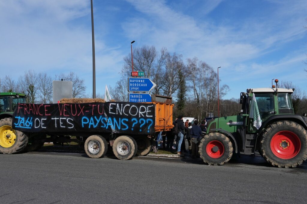 protest kmetov Francija