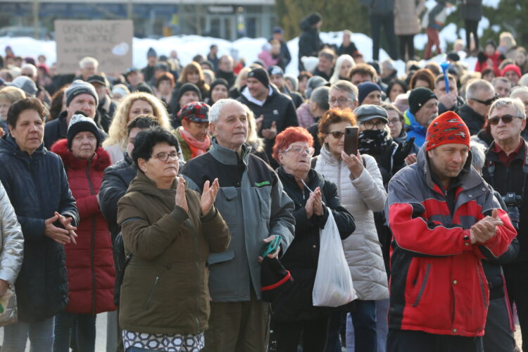Protest v Velenju