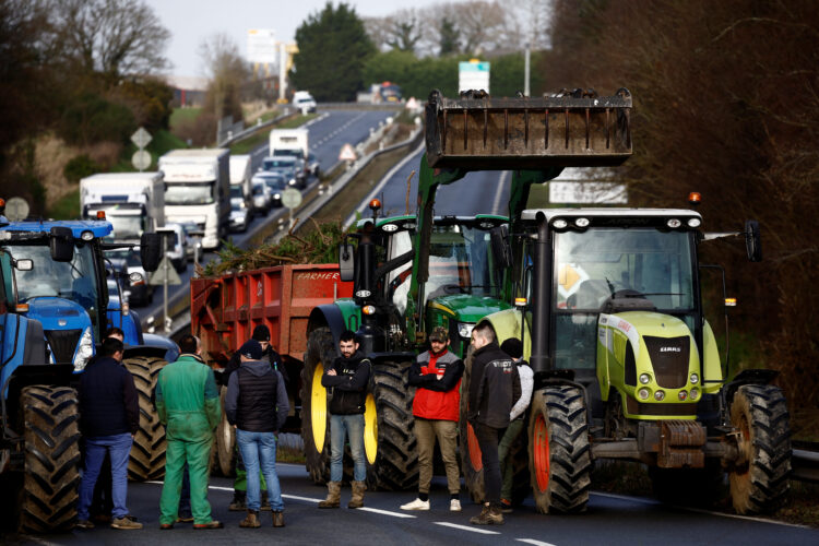 Protest kmetov v Franciji