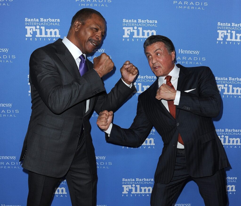 Carl Weathers in Sylvester Stallone