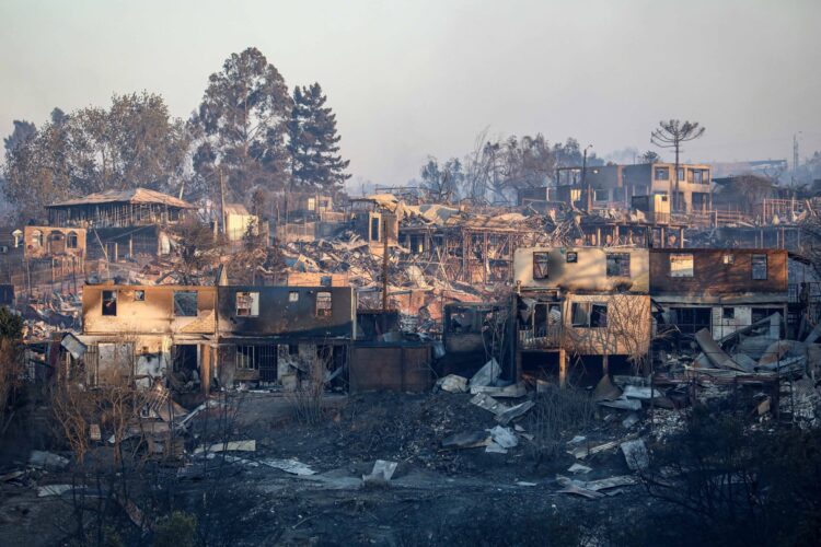 Katastrofalni gozdni požari v Čilu