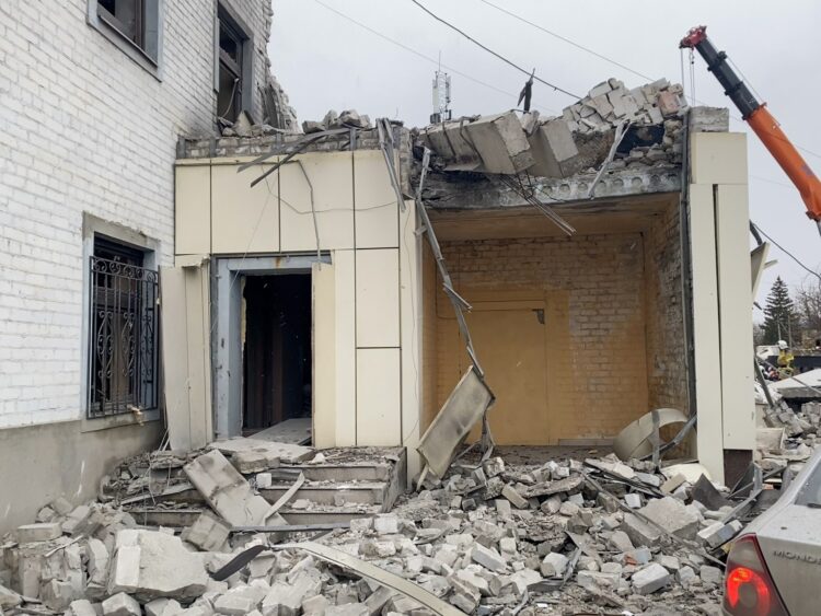 Prizor iz mesta Lisičansk po napadu