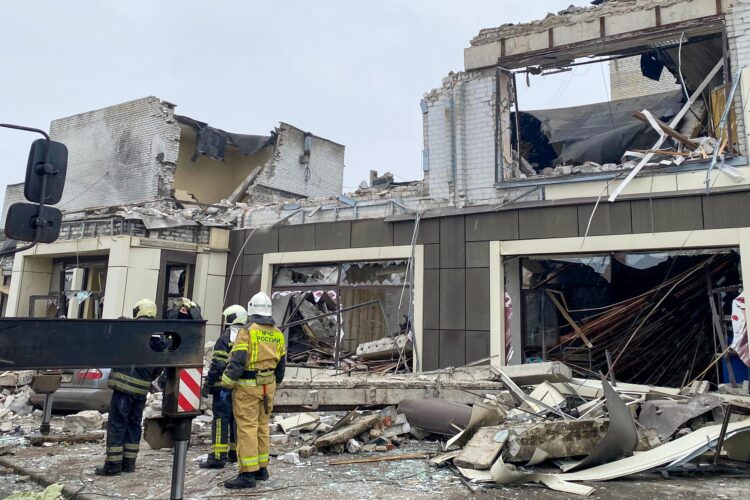 Prizor iz mesta Lisičansk po napadu