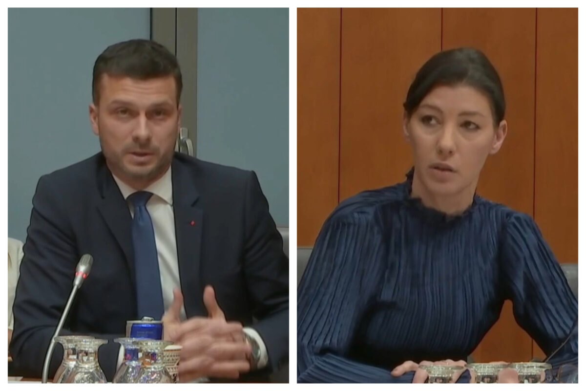 Spopad v parlamentu: ministrica Švarc Pipan poslancu Predniku zagrozila s tožbo