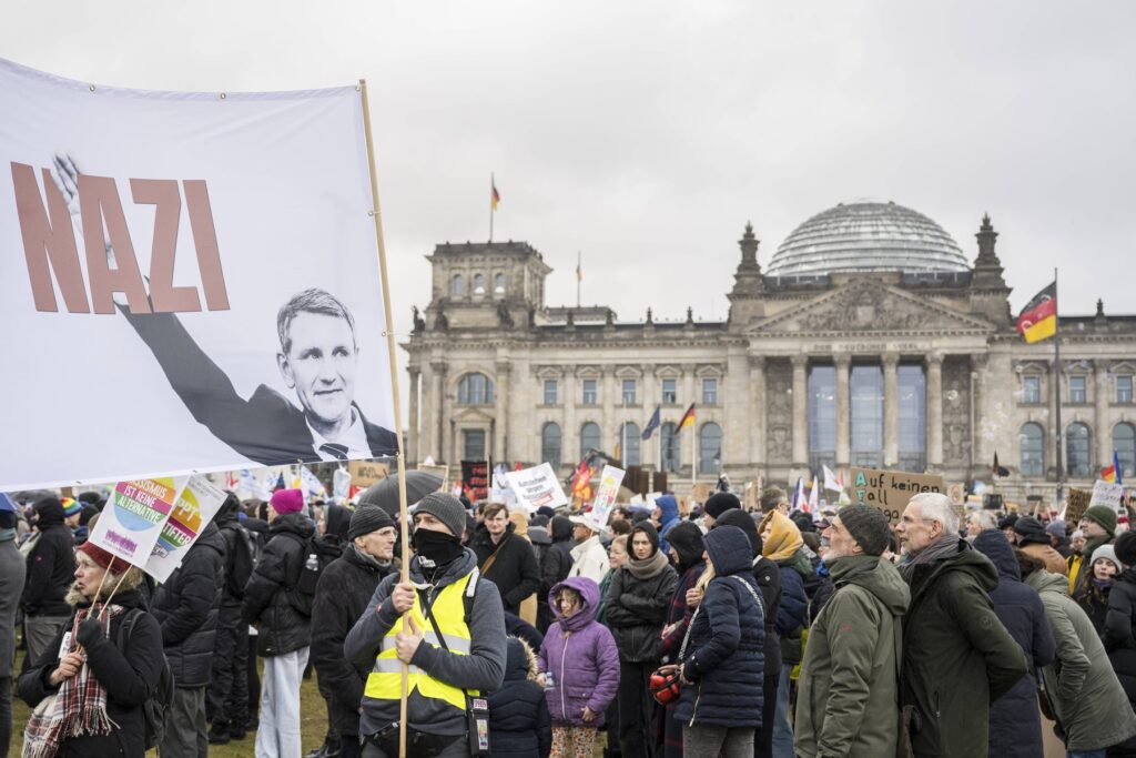 Protest proti skrajni desnici v Nemčiji 