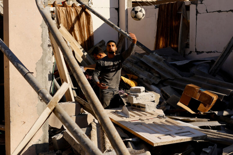 Uničenje v Rafi na jugu Gaze