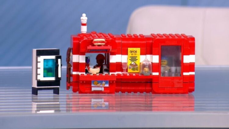 Lego kocke, kiosk