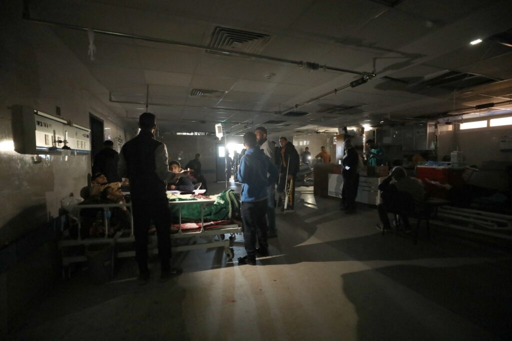 Prizor iz bolnišnice Al Šifa v Gazi