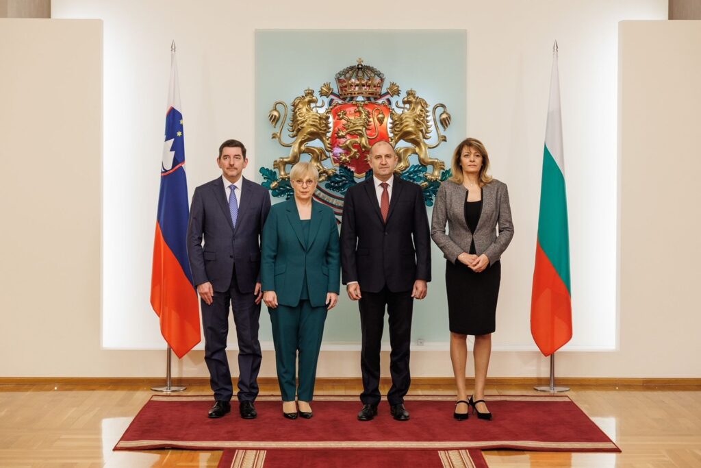 Pirc Musar, soprog in bolgarski predsednik s soprogo