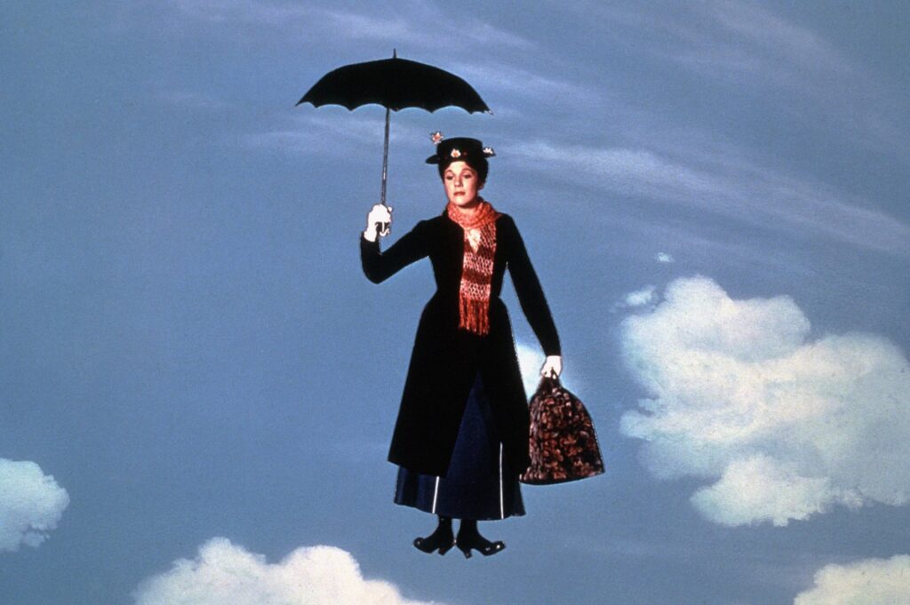 Julie Andrews v filmu Mary Poppin