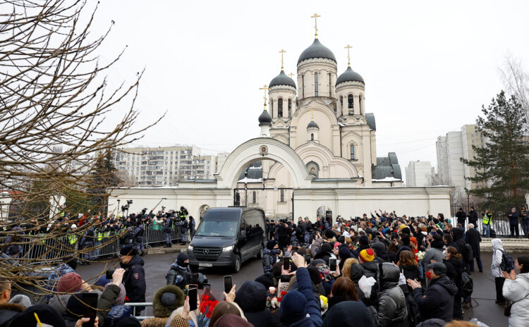 Pogreb Alekseja Navalnega