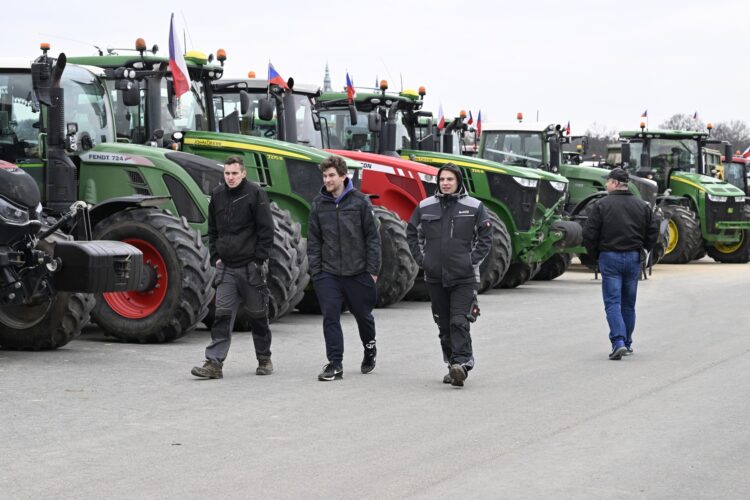 protest čeških kmetov
