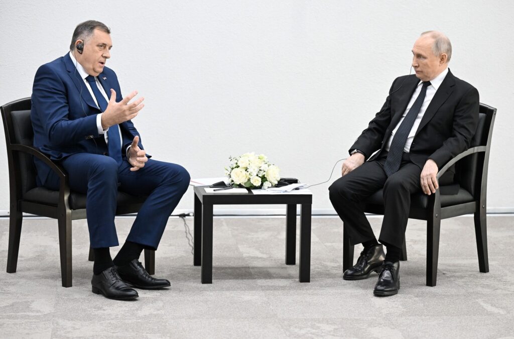 Milorad Dodik in Vladimir Putin 