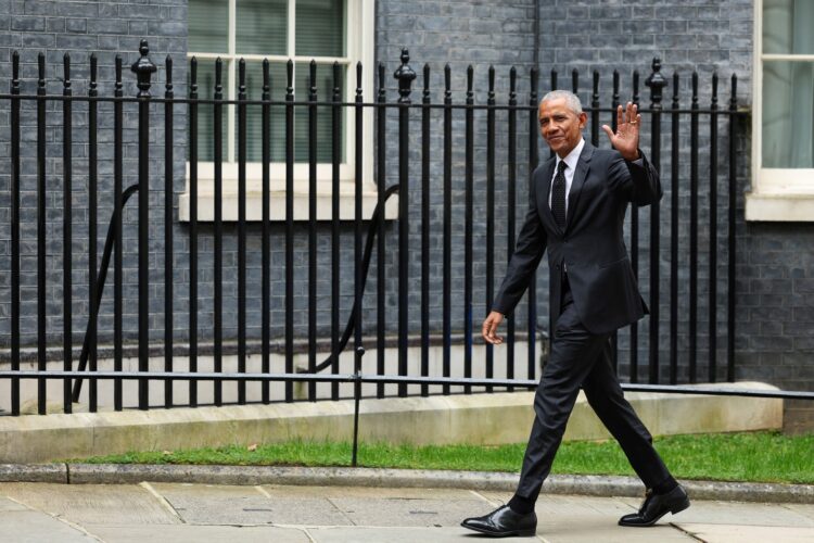 Barack Obama na Downing Streetu
