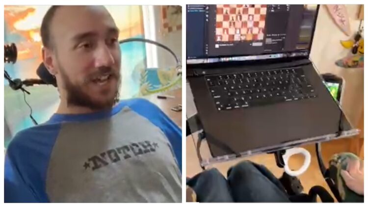 Paralizirani 29-letnik z možganskim čipom Elona Muska z mislimi igra šah