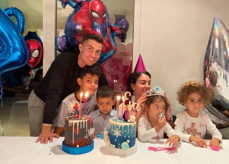 Christiano Ronaldo, Georgina Rodriguez, otroci