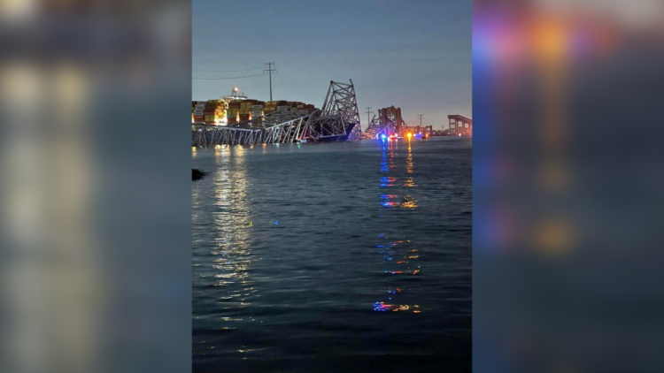 Zrušenje mosta v ameriškem mestu Baltimore
