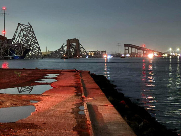 Zrušenje mosta v ameriškem mestu Baltimore