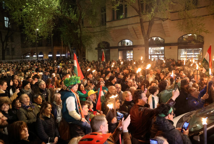 Protest v Budimpešti
