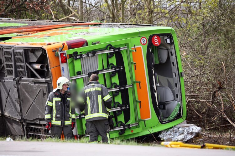 Nesreča avtobusa v Nemčiji
