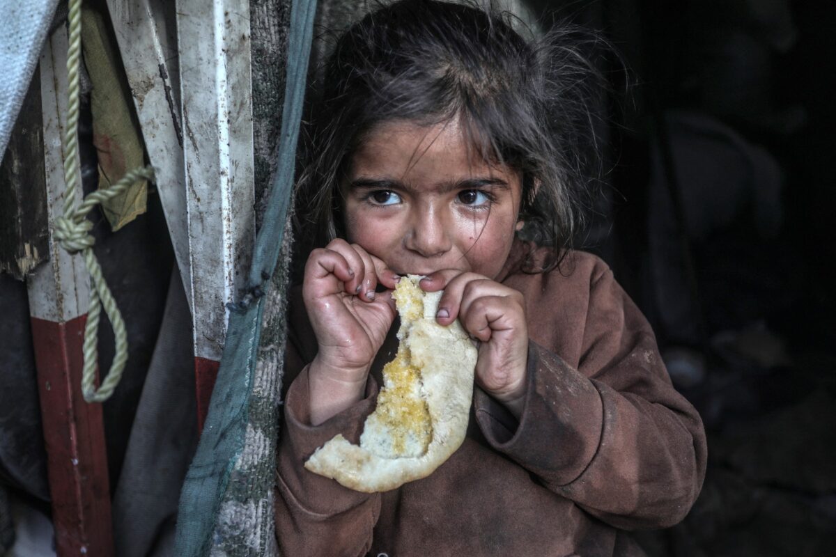 Humanitarna kriza: Palestinci na severu Gaze na dan zaužijejo le 245 kalorij