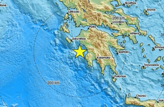 Potres na zahodu Grčije