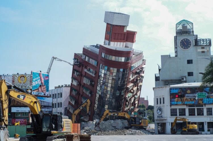 Posledice potresa v Tajvanu
