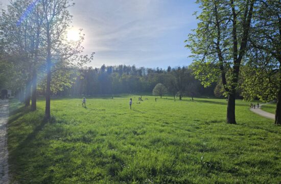 toplo vreme v Ljubljani aprila, Tivoli