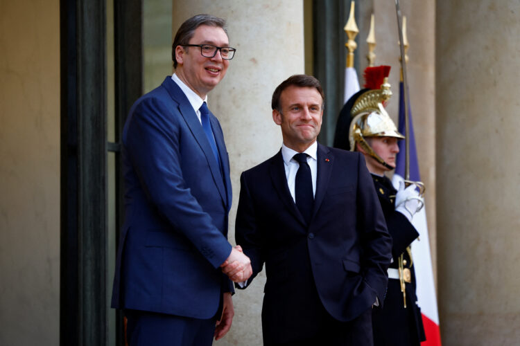 Emmanuel Macron in Aleksandar Vučić