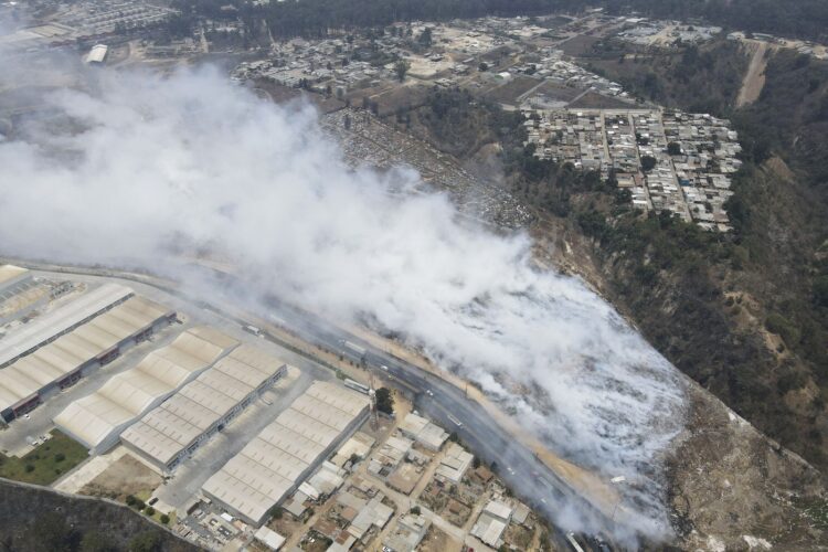 Požari v Gvatemali