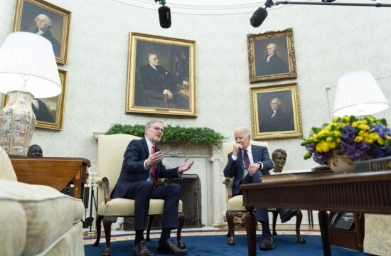 Ameriški predsednik Joe Biden in češki premier Petr Fiala