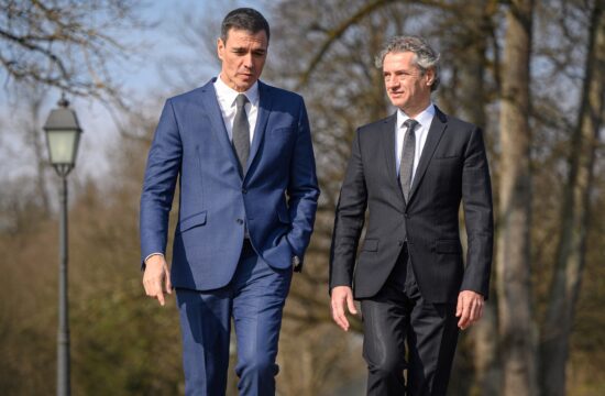 Španski premier Pedro Sanchez je na uradnem obisku v Sloveniji
