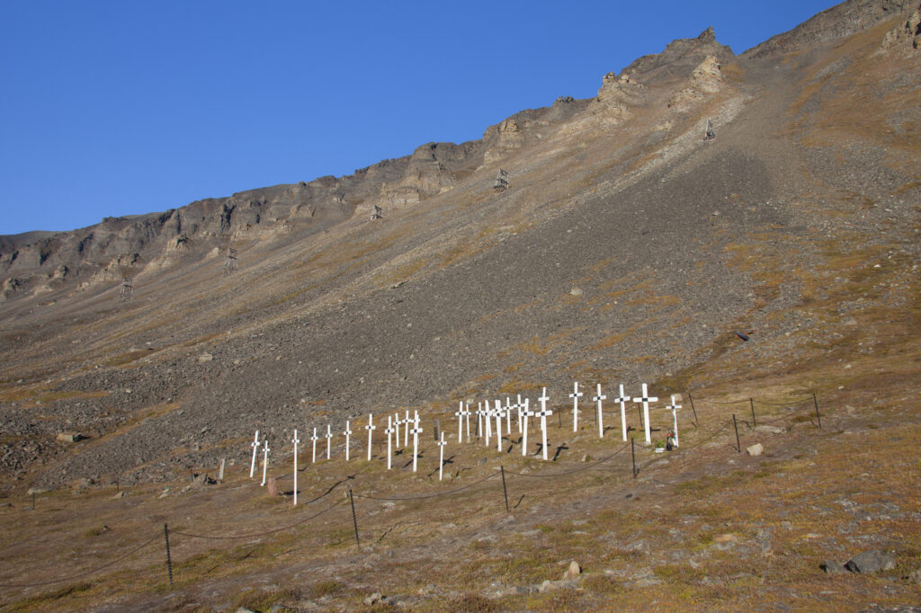 Longyearbyen, Norveška, pokopališče