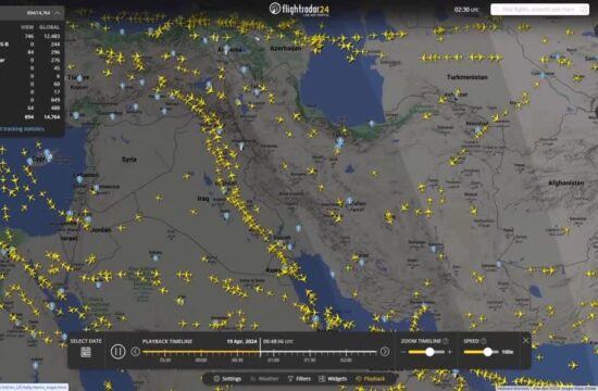 Zračni prostor nad Iranom