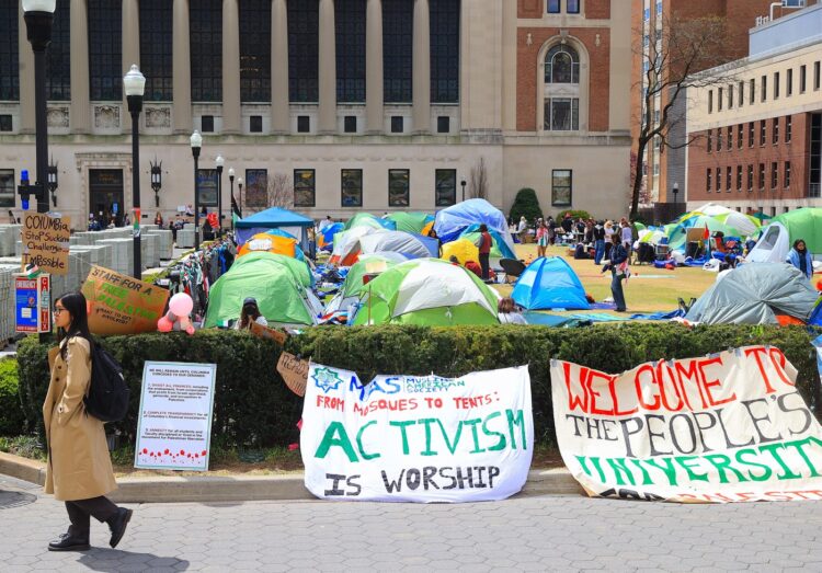 Propalestinski protesti na ameriških univerzah