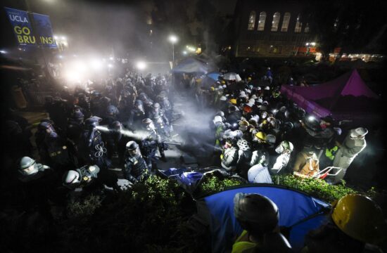 Protesti na ameriški univerzi UCLA.