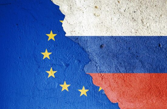 EU, Rusija, zastave