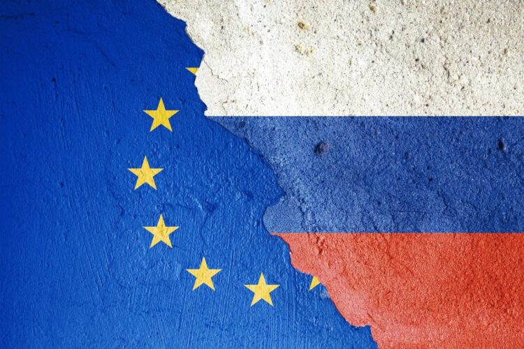 EU, Rusija, zastave