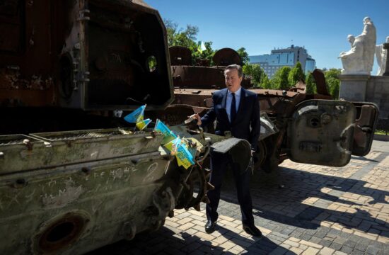 David Cameron v Kijevu
