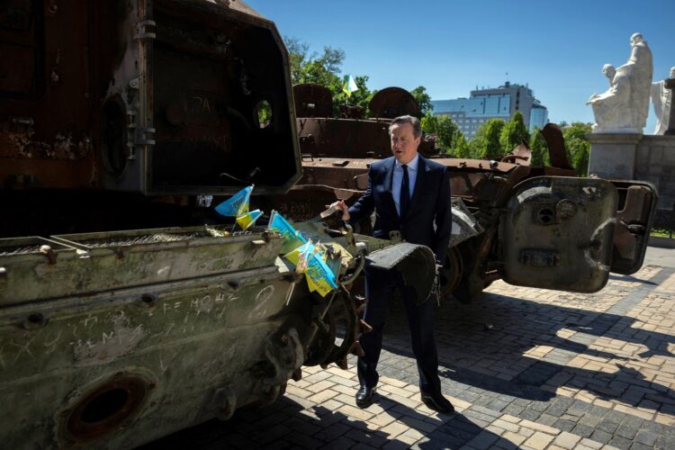 David Cameron v Kijevu